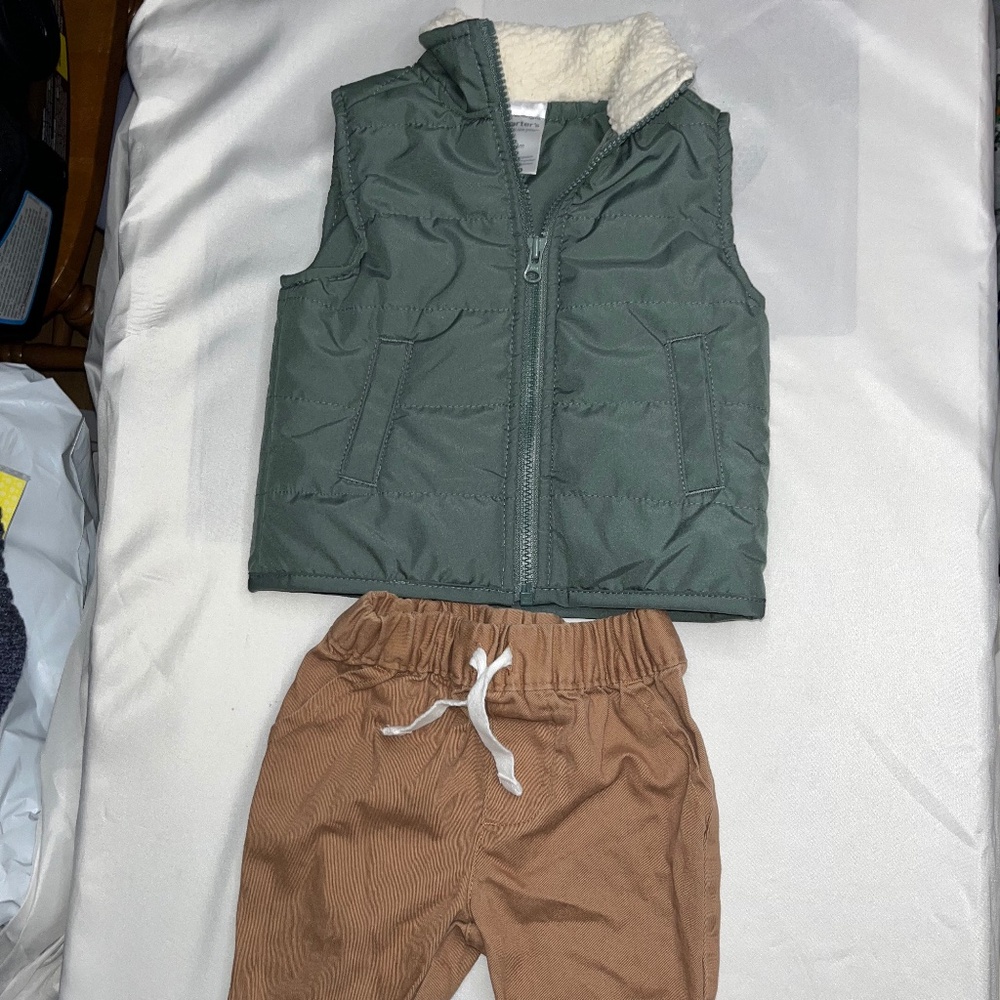 Carters vest and jacket 3 months